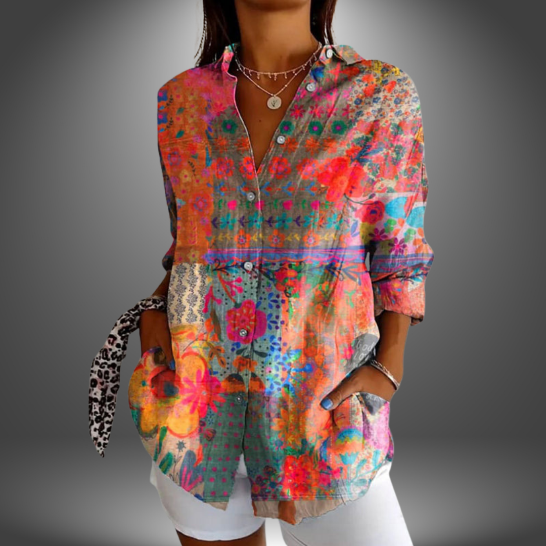 Rowan – Chique Blouse met Bloemenprint