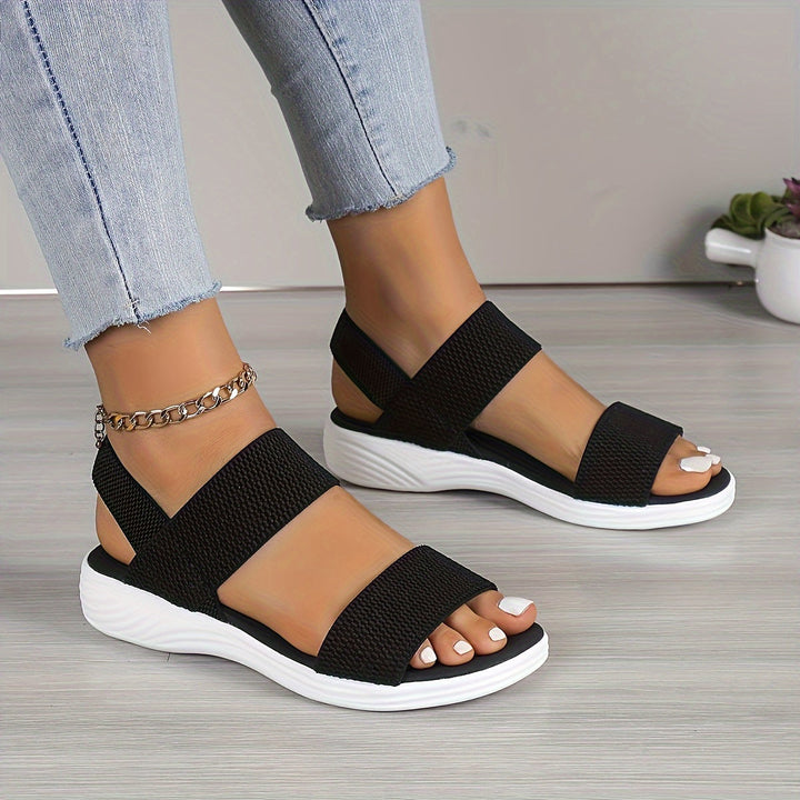 June - Lichtgewicht Stretch Sandalen