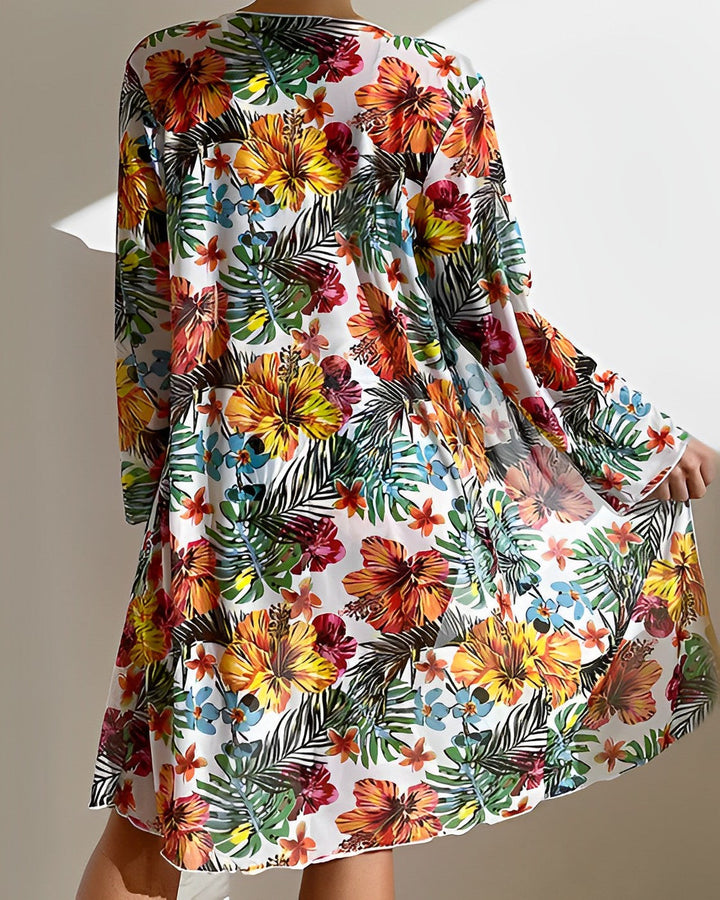 Isla - Tropisch Print Bikini Set met Cover-Up