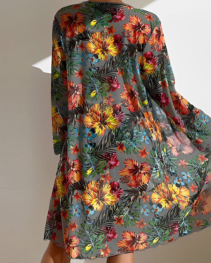 Isla - Tropisch Print Bikini Set met Cover-Up