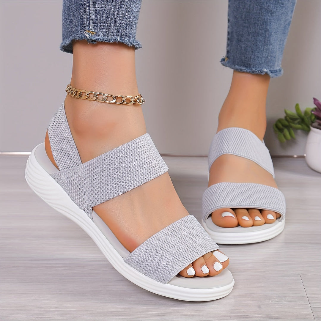 June - Lichtgewicht Stretch Sandalen