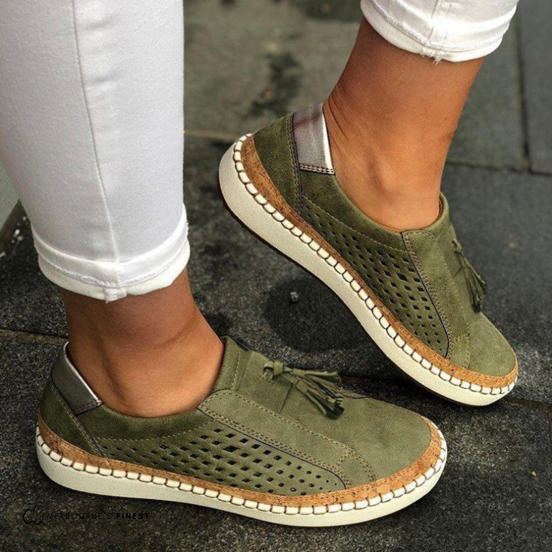Julia - Trendy Mesh Platform Orthopedische Instappers