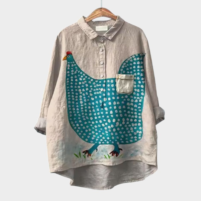 Ophelie – Chicken Art Blouse