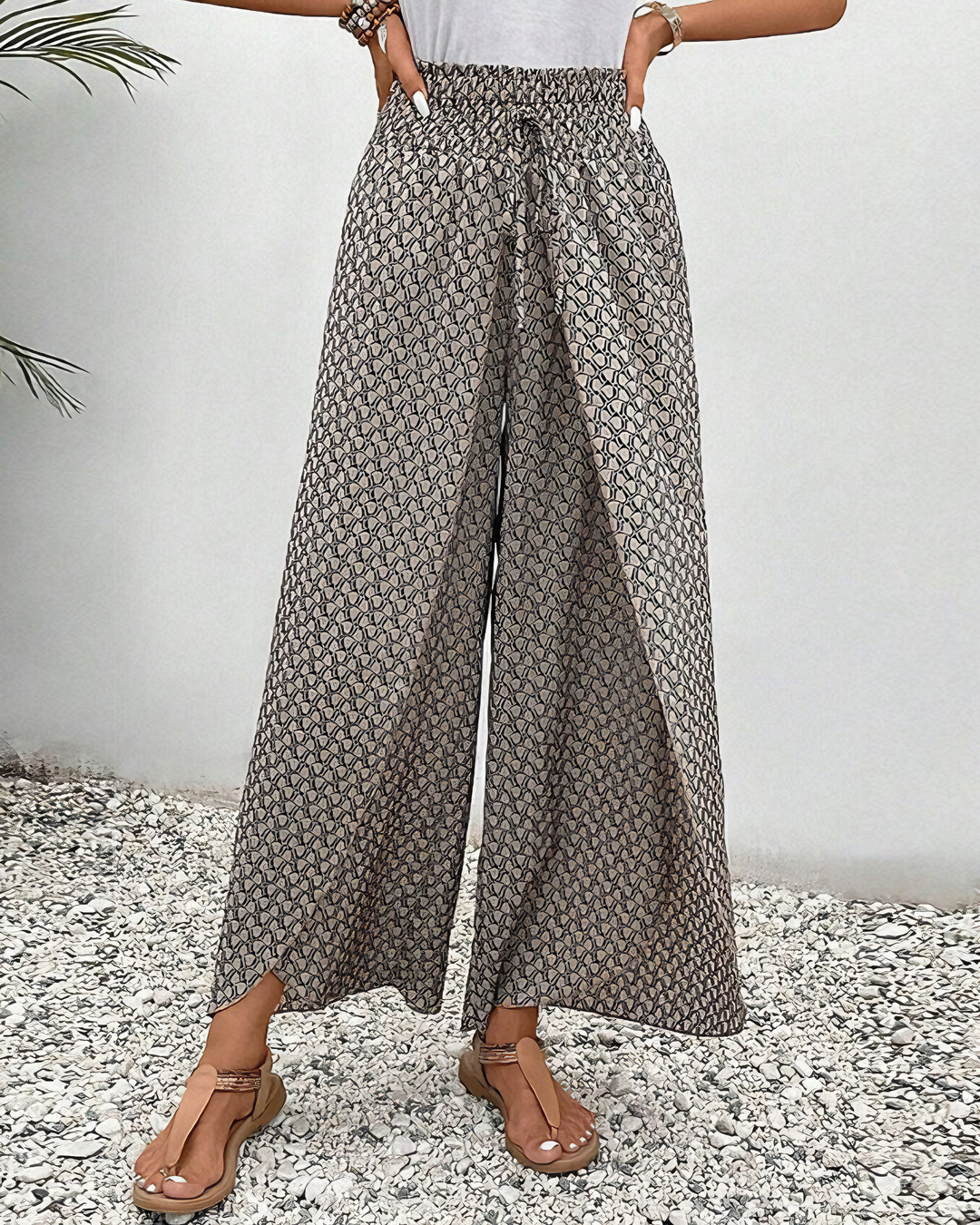 Sahara – Relaxte Broek met Wijde Pijpen