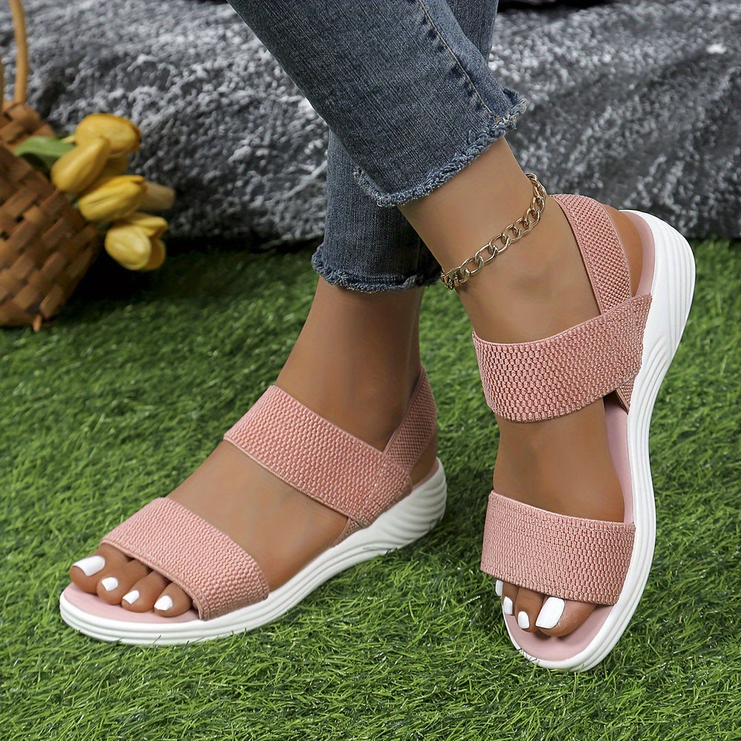 June - Lichtgewicht Stretch Sandalen