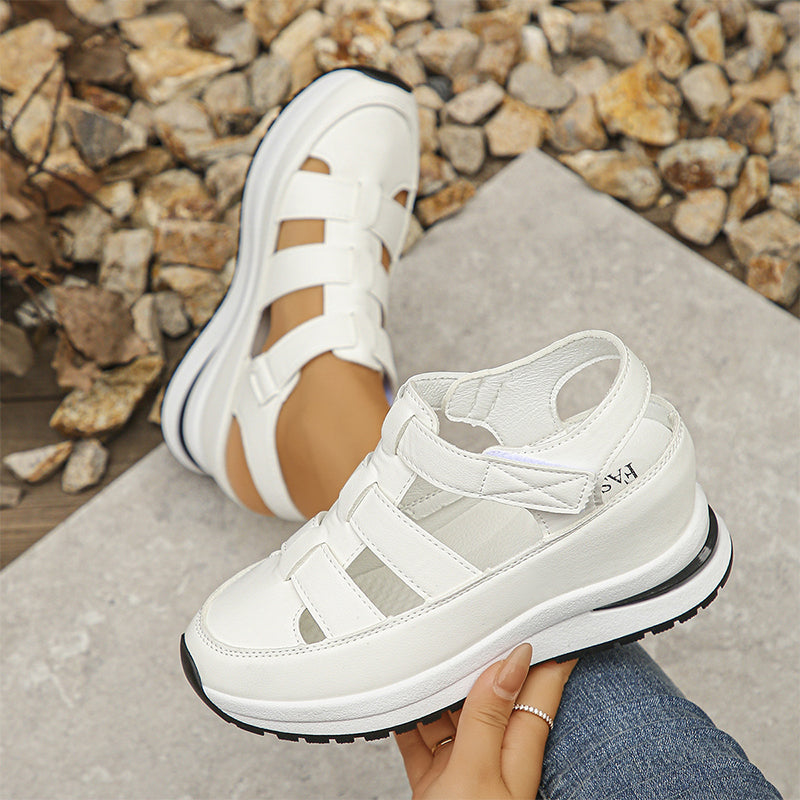Larkin – Gesloten Teen Plateau Orthopedische Sandalen