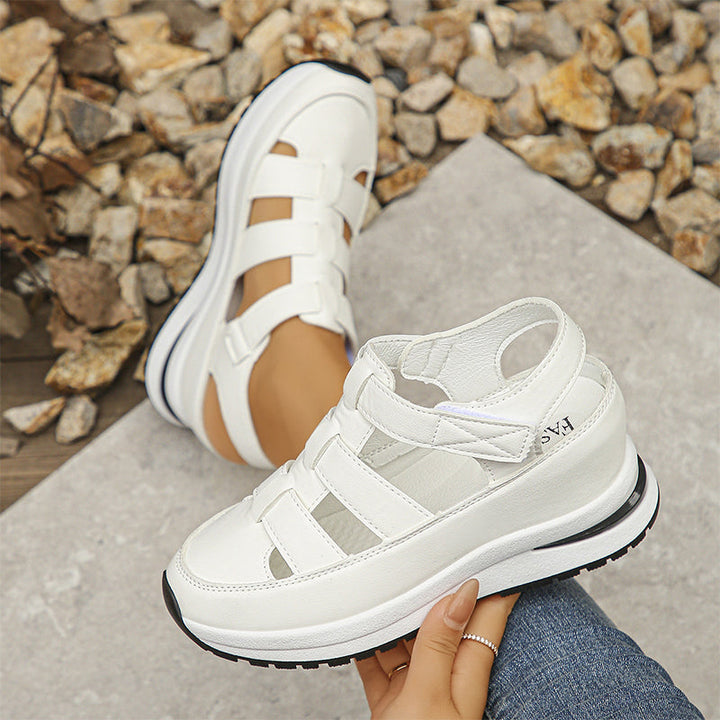 Larkin – Gesloten Teen Plateau Orthopedische Sandalen