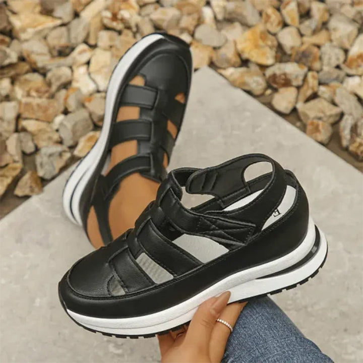 Larkin – Gesloten Teen Plateau Orthopedische Sandalen
