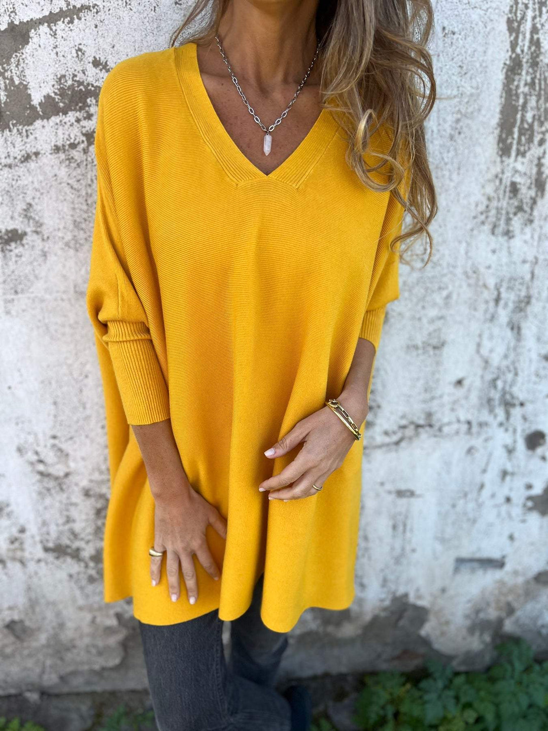 Elisabeth - Trui met Oversized V-hals