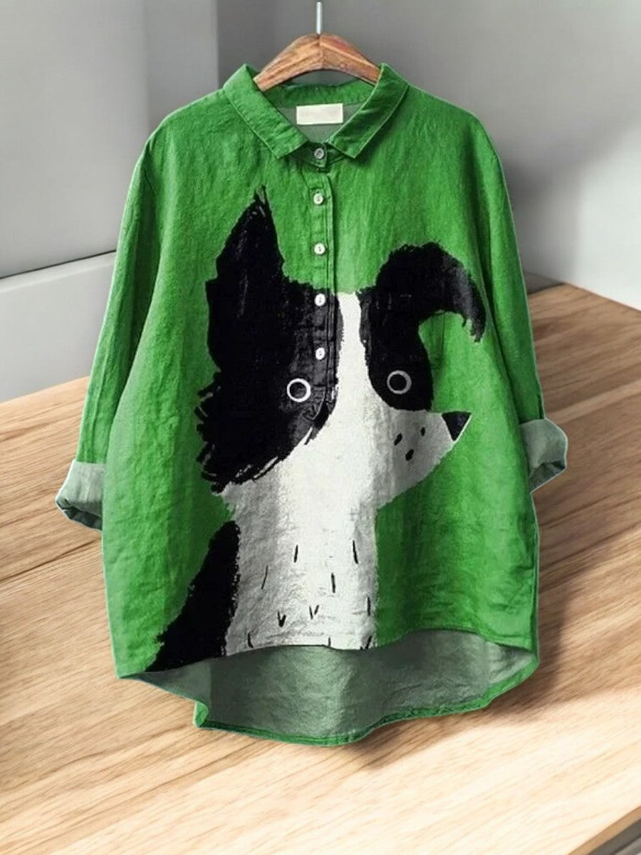 Maggie – Pup Art Blouse