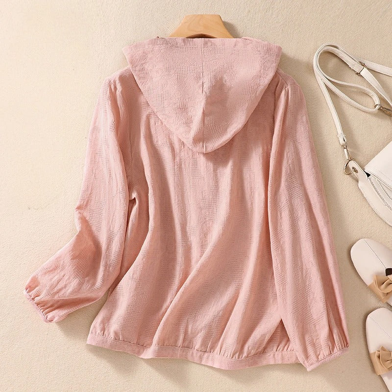 Marjolein - Linnen Hoodie