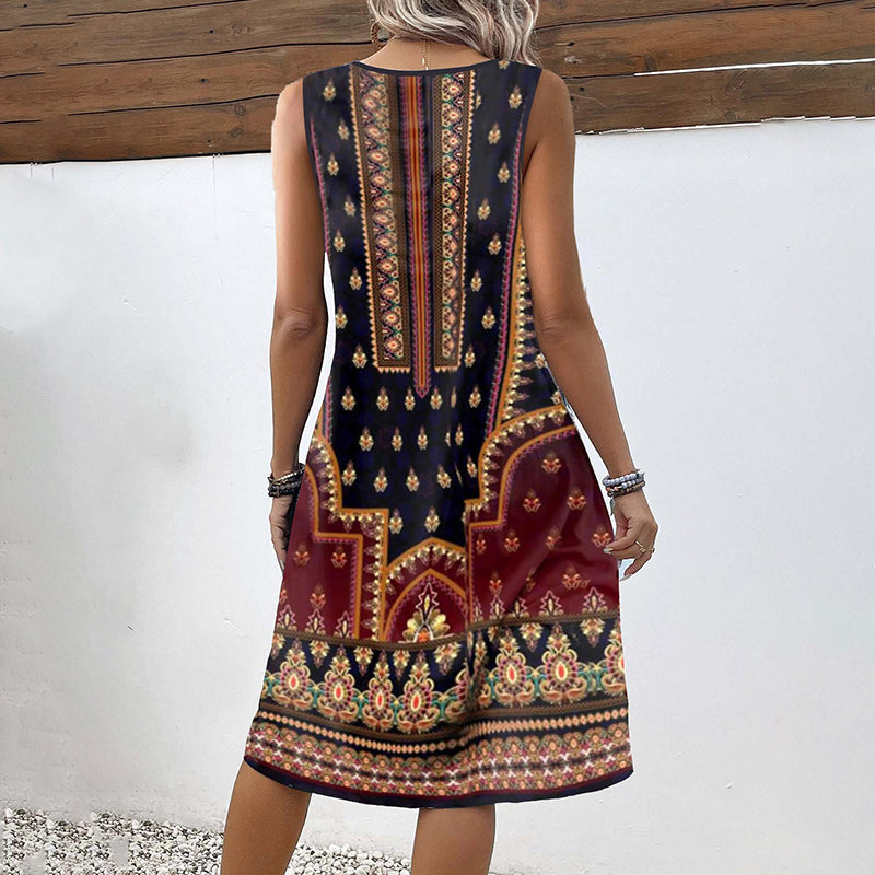 Velaria – Jurk met Etnische Charme