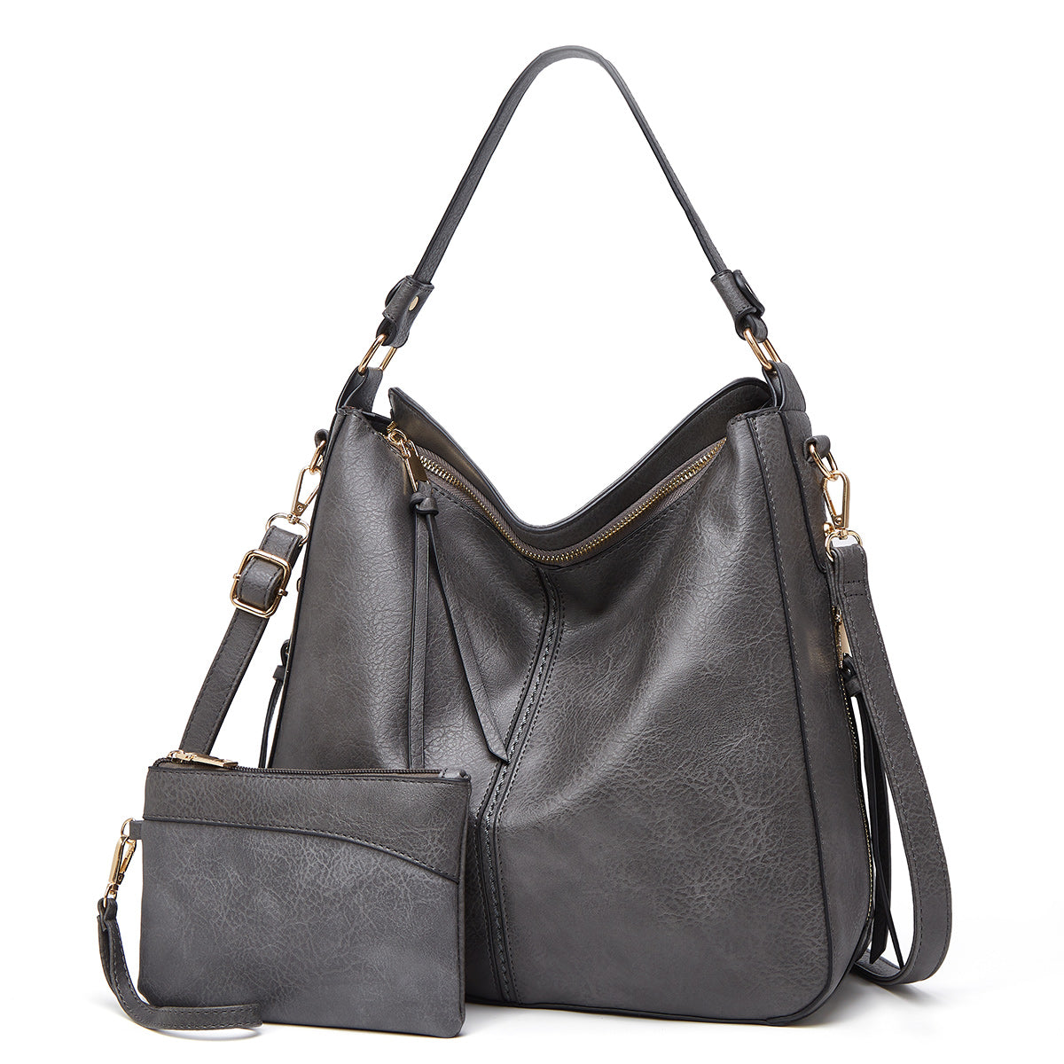 Blakely – Luxe Leren Hobo-Handtas