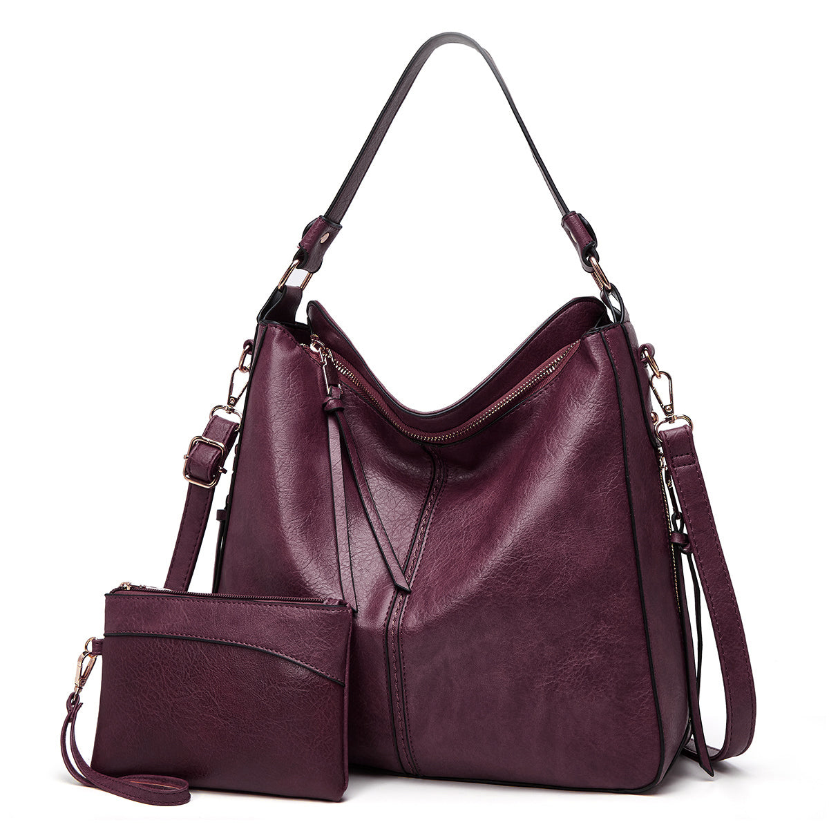 Blakely – Luxe Leren Hobo-Handtas