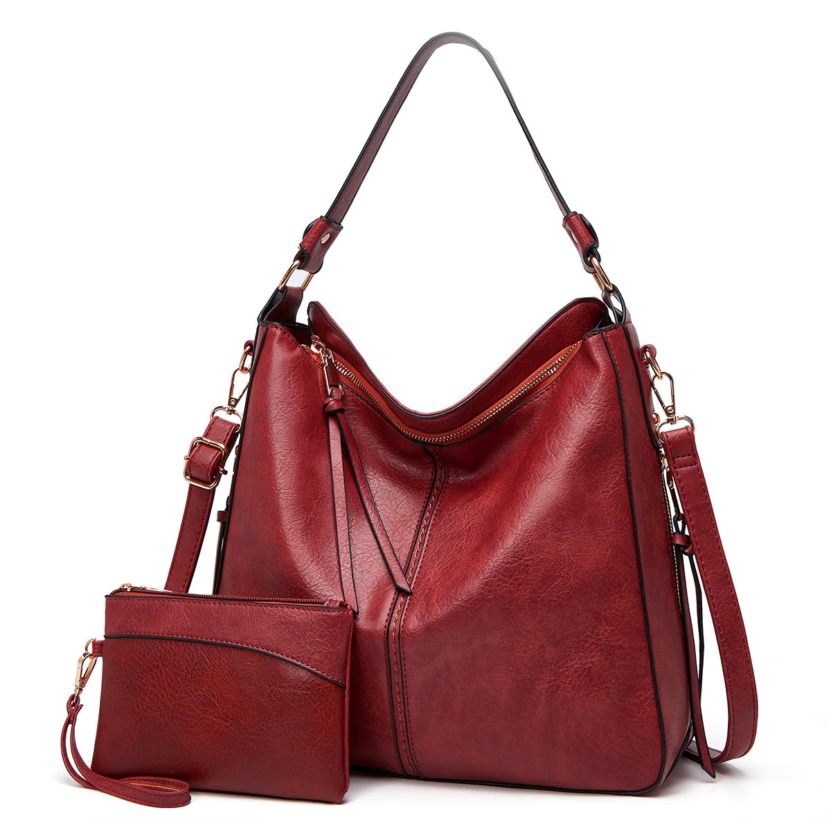 Blakely – Luxe Leren Hobo-Handtas