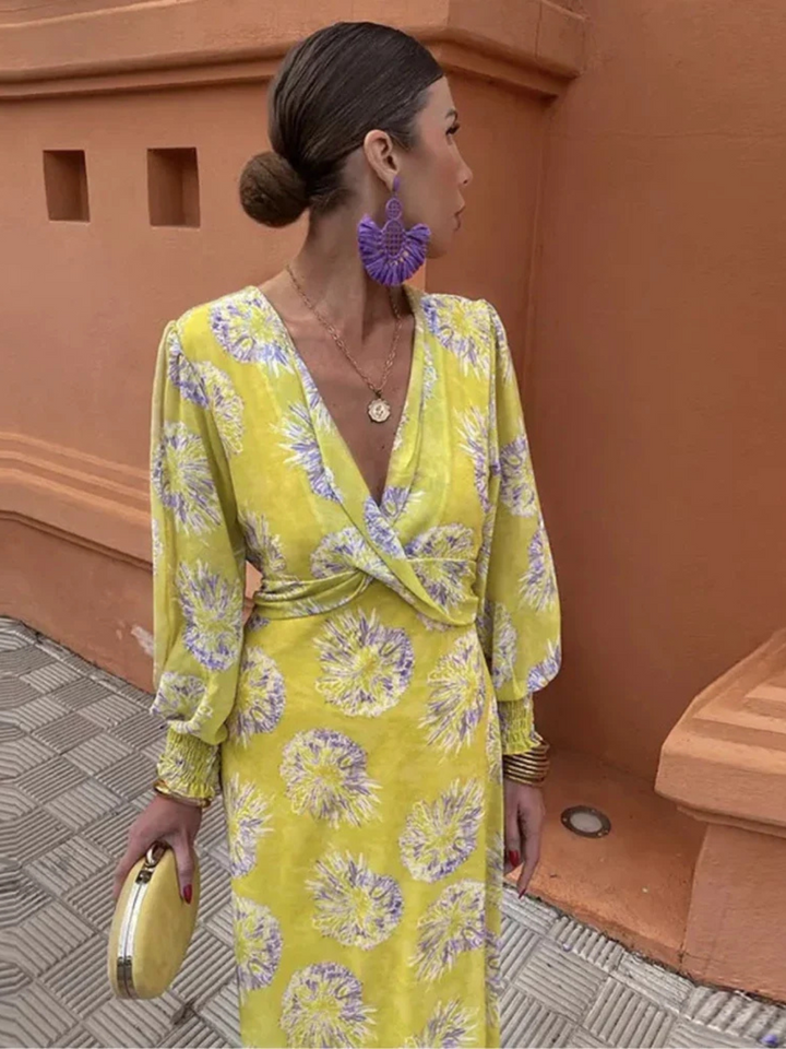 Marisella - Zomer Jurk met Bloemenprint