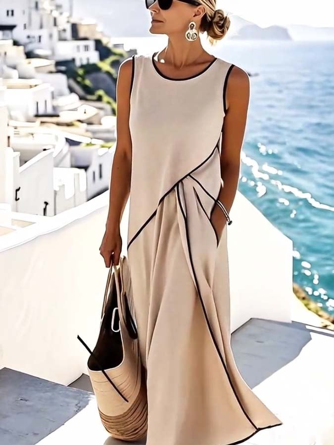Elina - Minimalistische Elegante Jurk