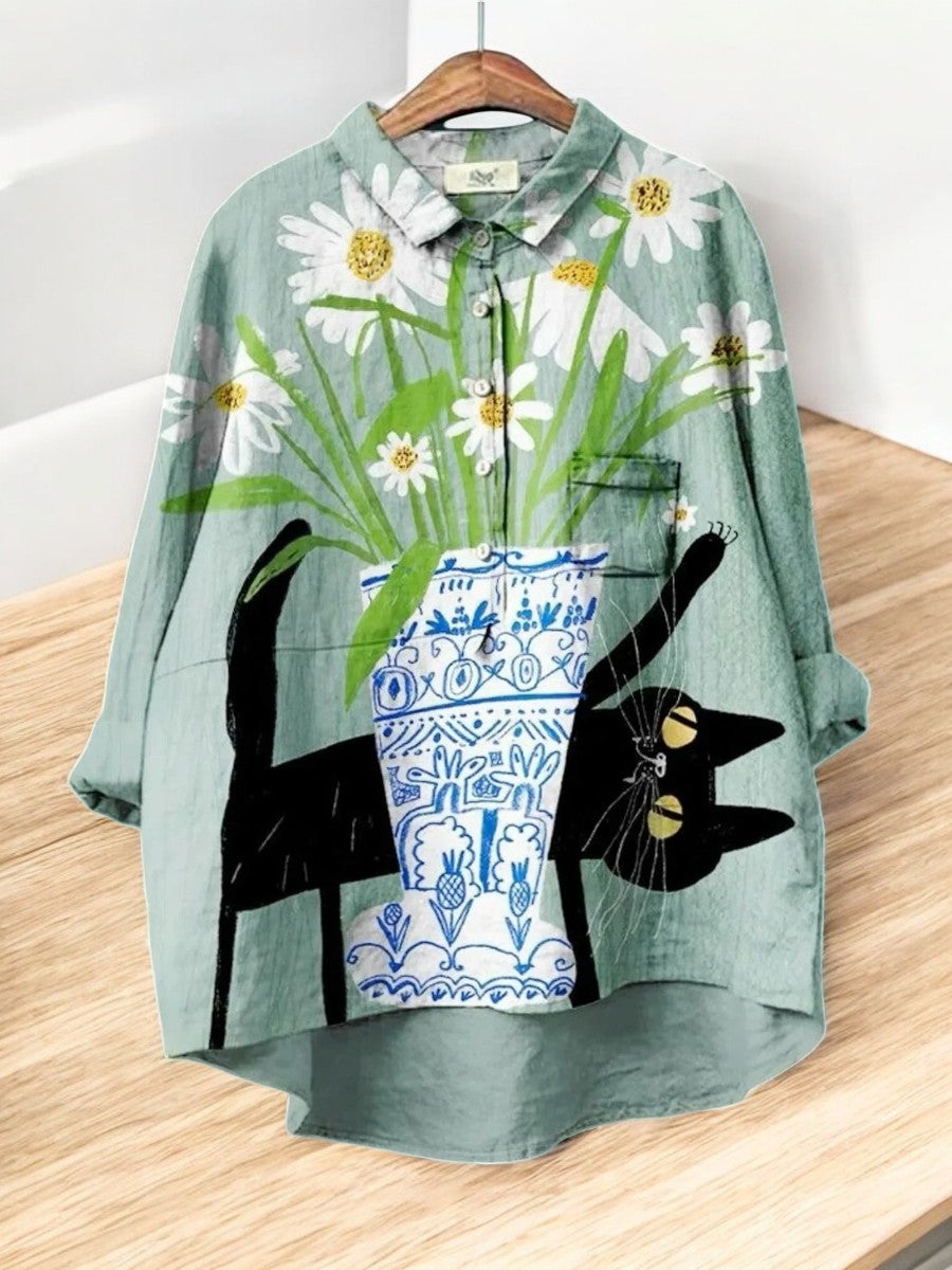 Tessie – Blouse met Bloemenprint