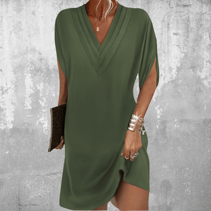 Amelia – Elegante Buikbedekkende Jurk