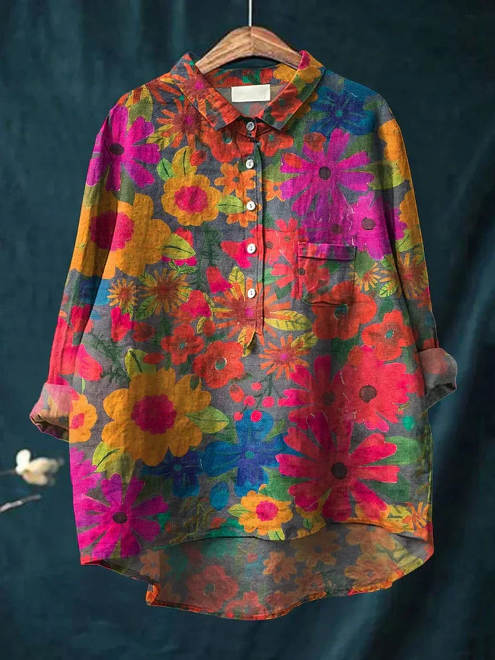 Clara | Speels Plantenkunst Shirt