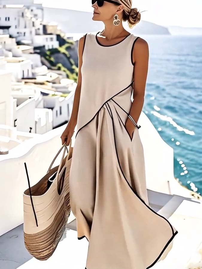 Elina - Minimalistische Elegante Jurk