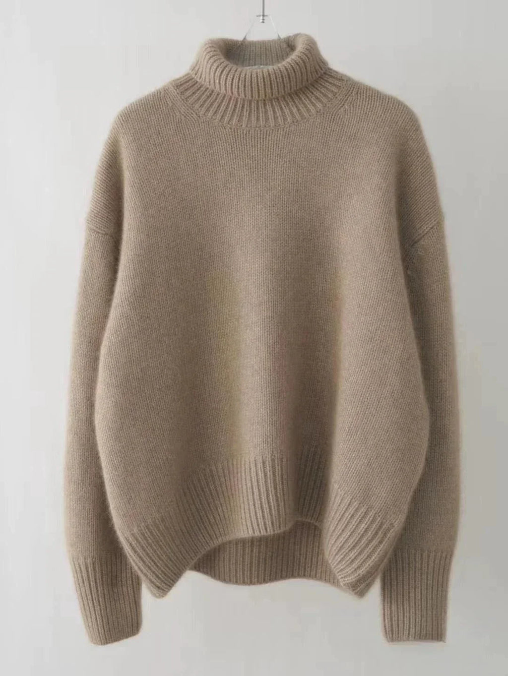 Kayla - High Collar Loose Knitted Sweater