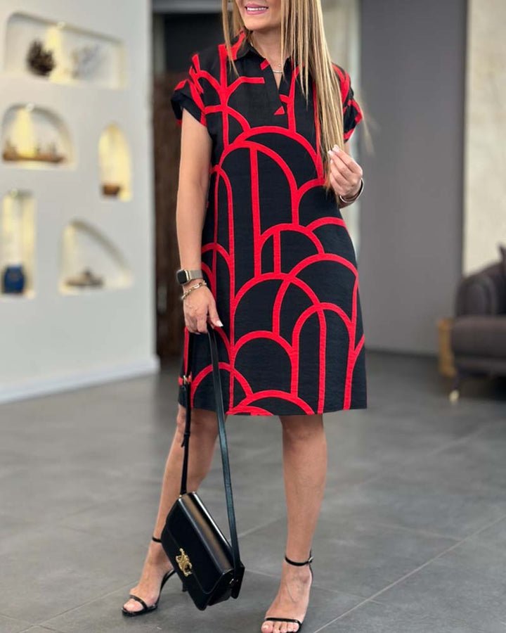 Emmas® | Jurk met Korte Mouwen