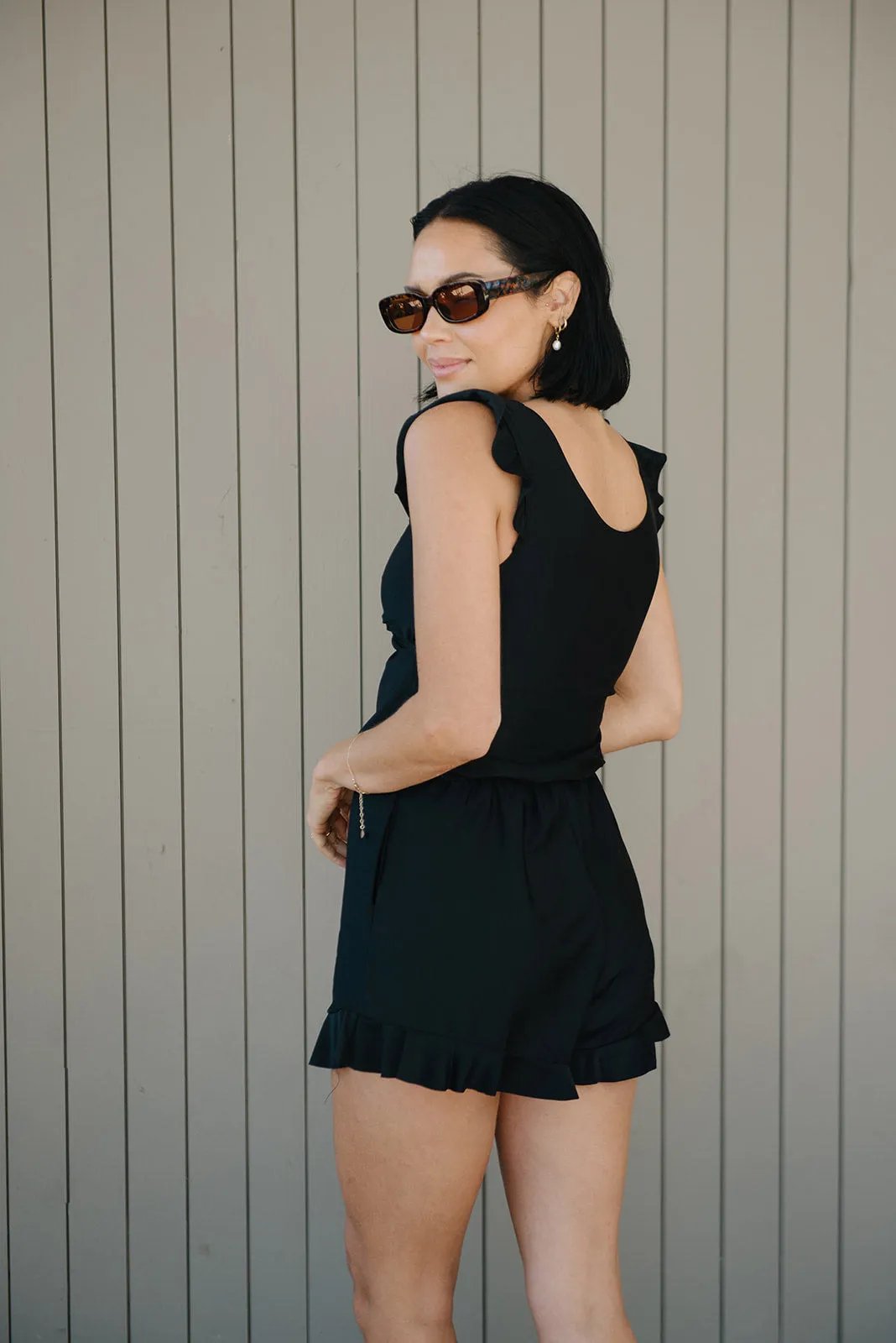 Sanne - Badpak Met Volants & Borstondersteuning