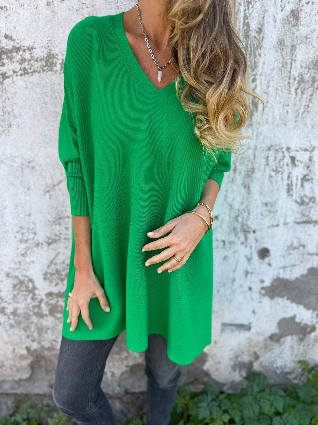 Elisabeth - Trui met Oversized V-hals
