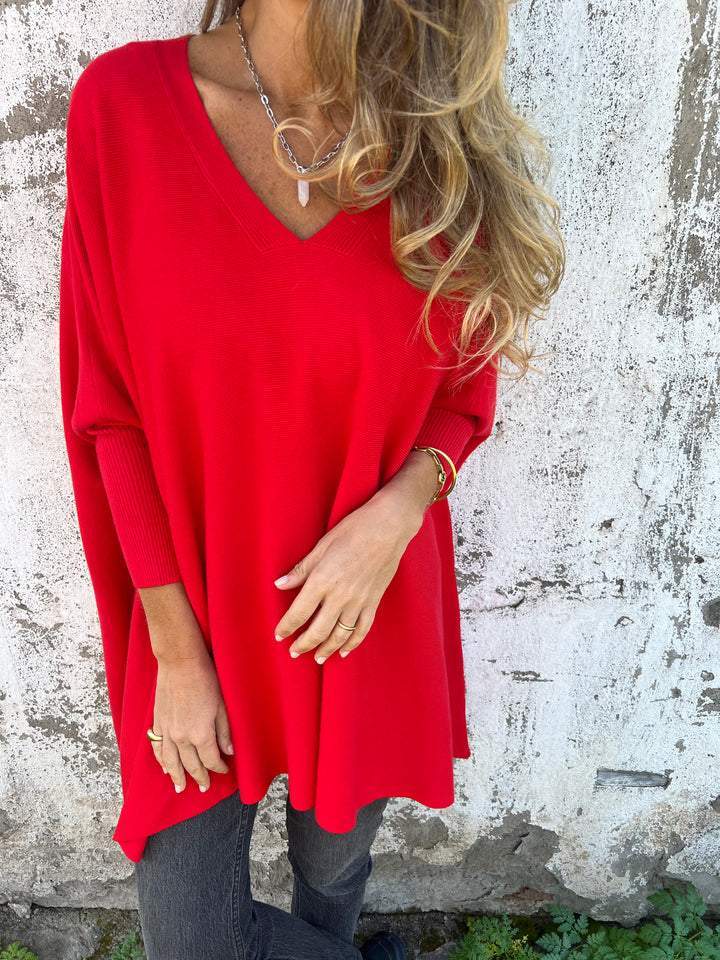 Elisabeth - Trui met Oversized V-hals