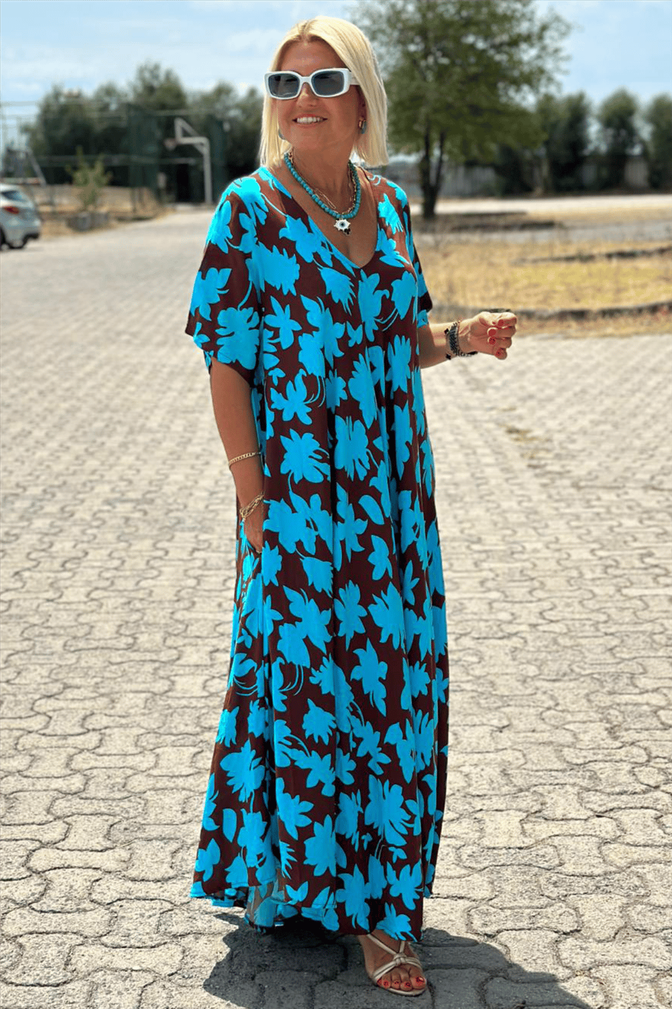 Camilla - Elegante Jurk Met Buikbedekking