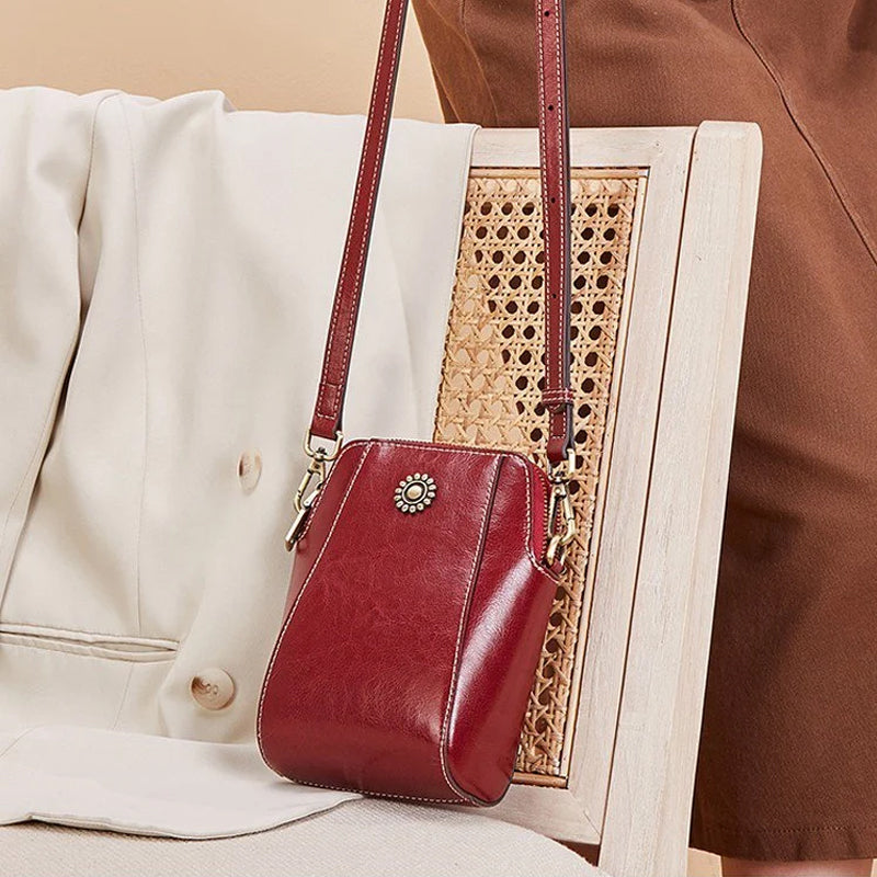 Wenen – Compacte Mini-Handtas in Effen Kleur