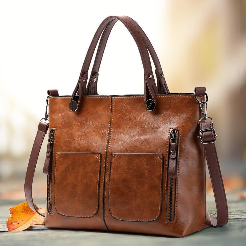 Winslet - Iconische Retro PU Leren Crossbody Handtas