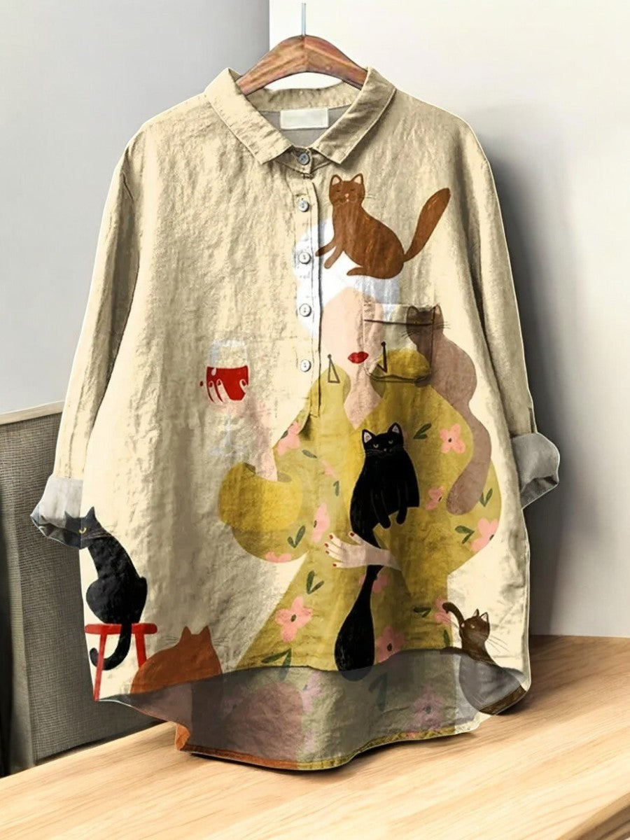 Mireille – Cat Lover’s Blouse