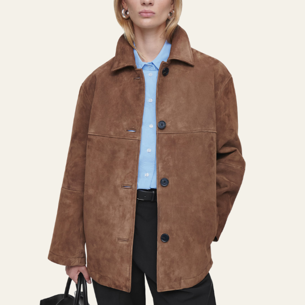 Emmas® | Collared Suede Jacket