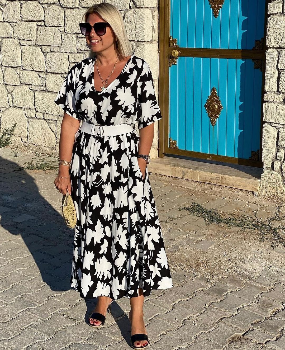 Camilla - Elegante Jurk Met Buikbedekking