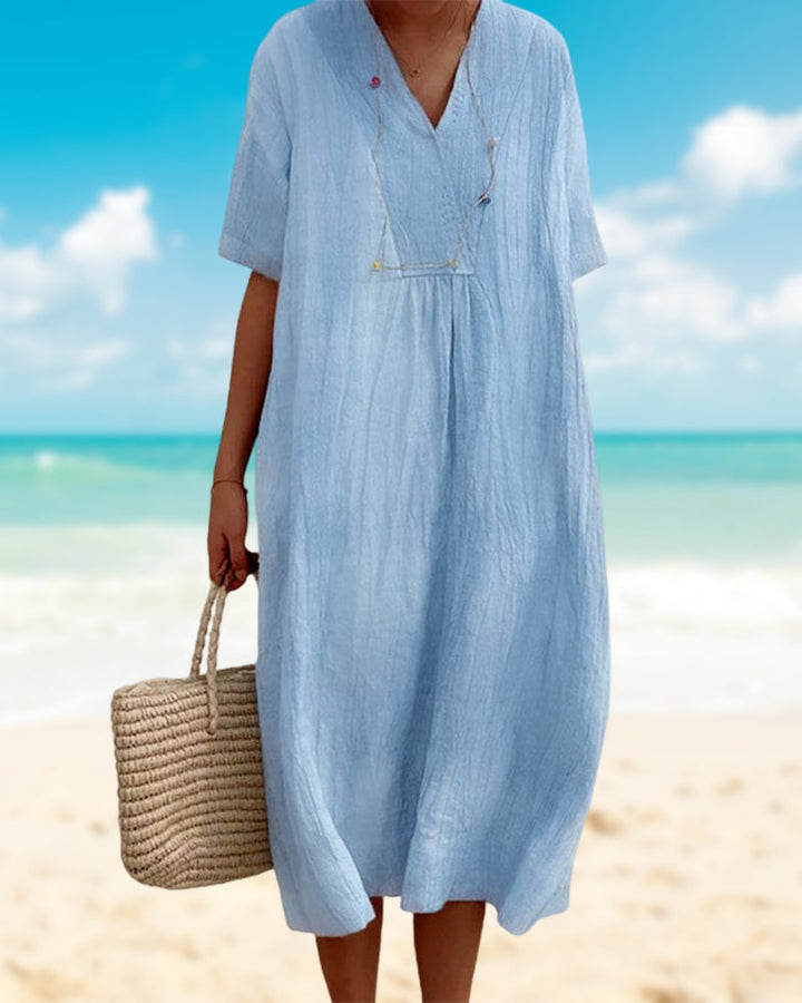 Thalassa – Relaxte V-hals Jurk