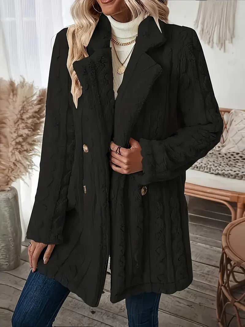 Seraphina – Getextureerde Winterjas