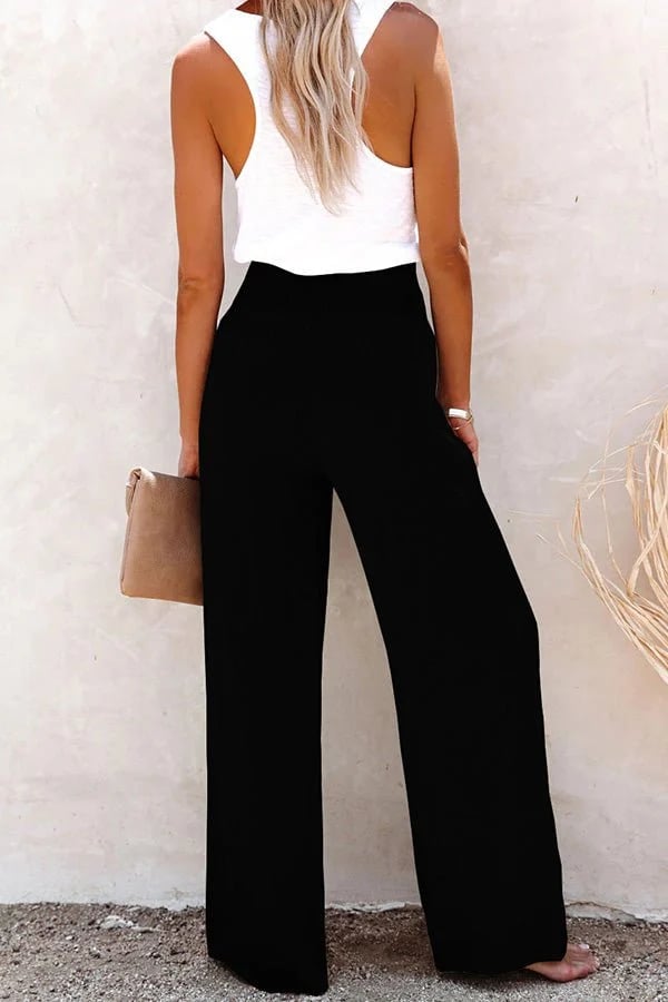 Riana - Relaxte High-Waist Broek