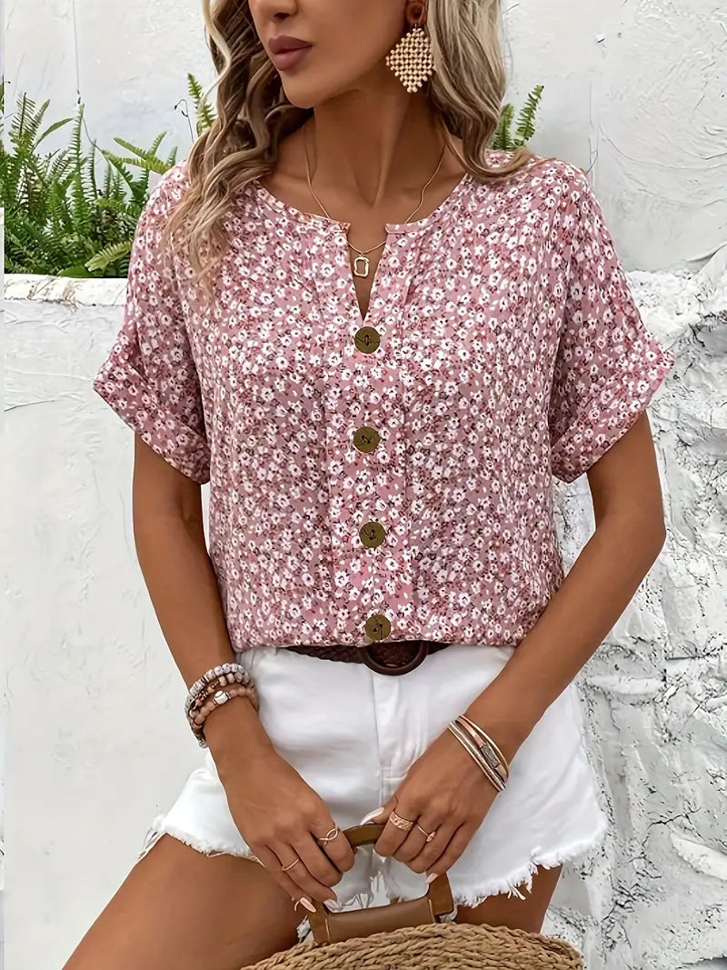 Wrenley – Dames Stretchy Bloemenstrandtop