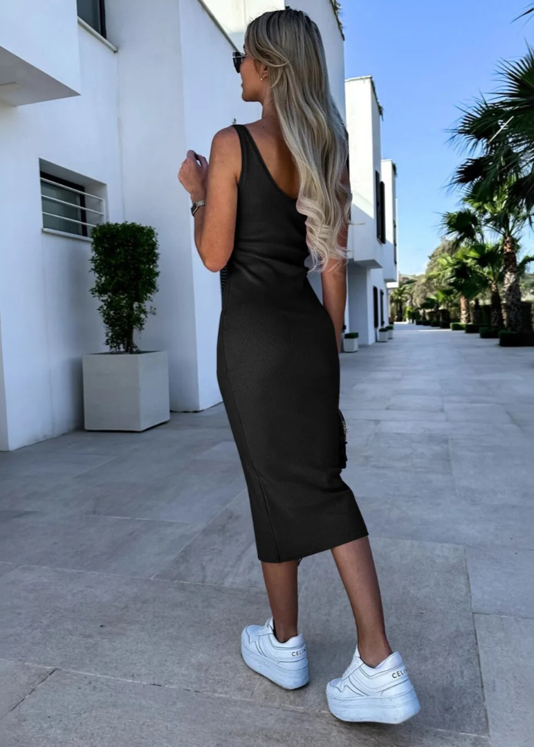 Amy – Tweeledige Damesjurk Set