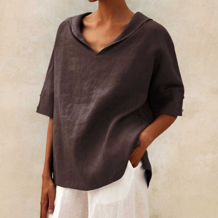 Ava - Casual Losvallende Blouse