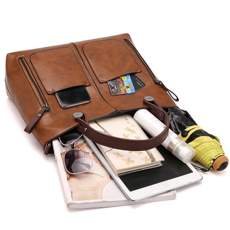 Winslet - Iconische Retro PU Leren Crossbody Handtas