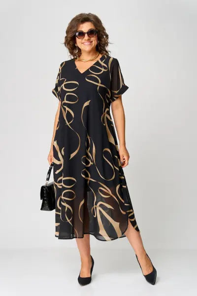 Esmee - Cozy & Elegant Midi Jurk