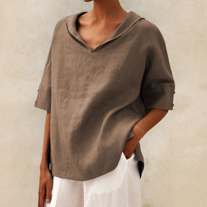 Ava - Casual Losvallende Blouse