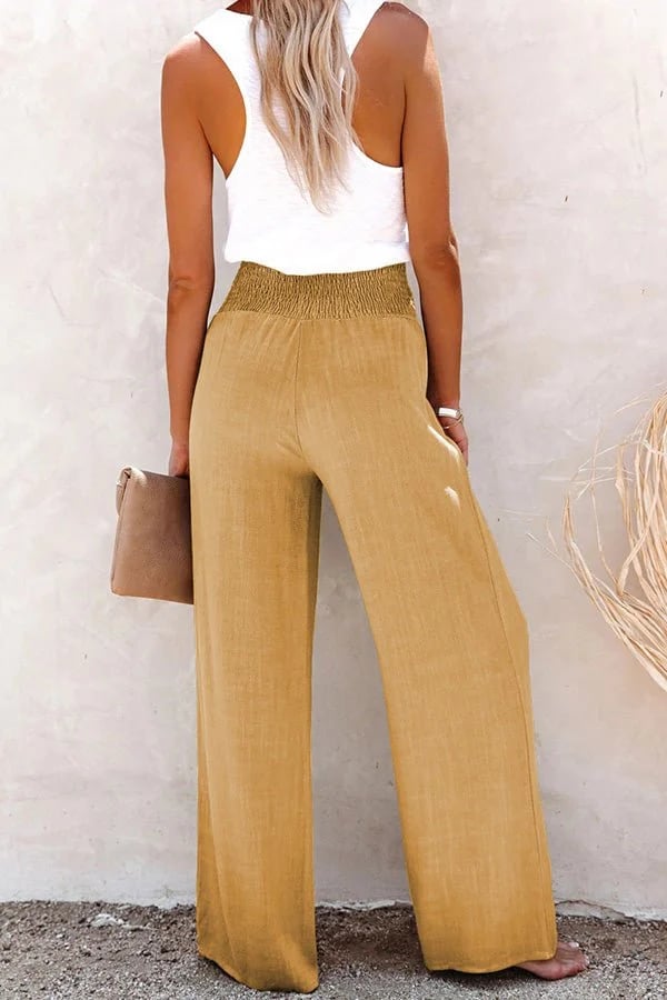 Riana - Relaxte High-Waist Broek