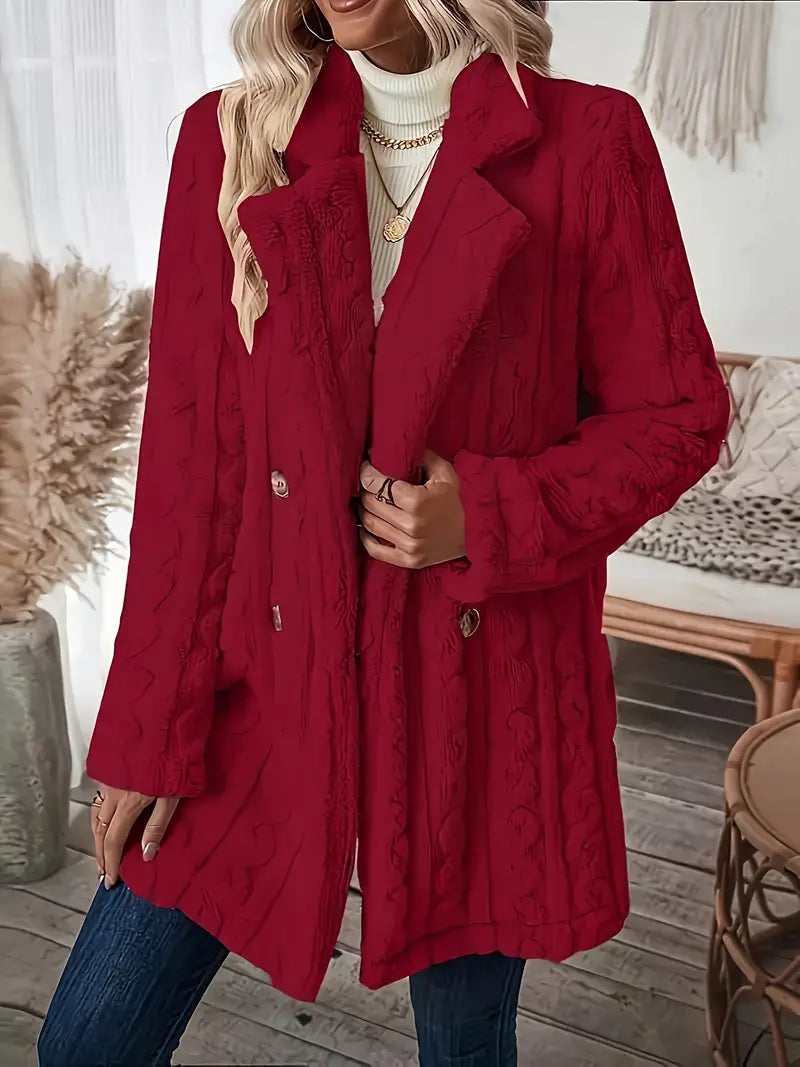 Seraphina – Getextureerde Winterjas
