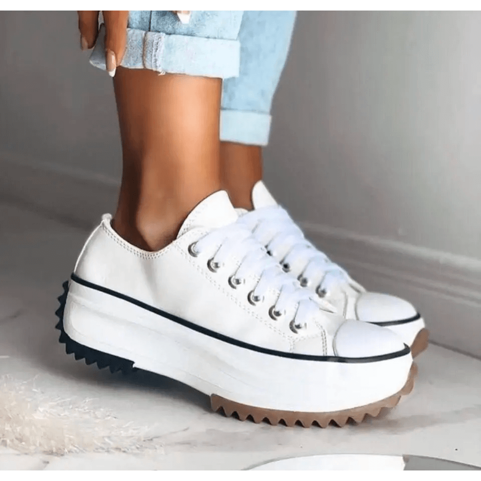 Maria - Premium Gevoerde Plateau Sneakers