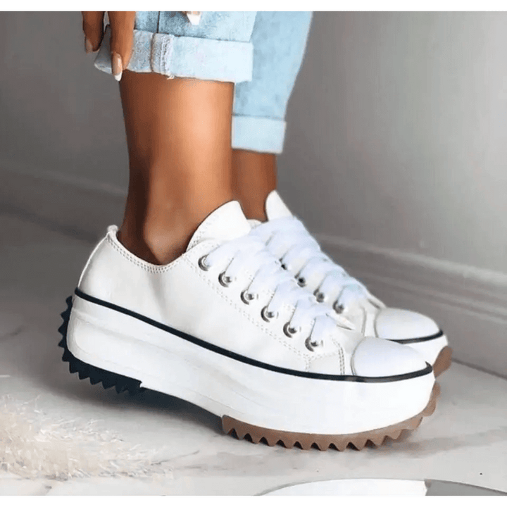 Maria - Premium Gevoerde Plateau Sneakers