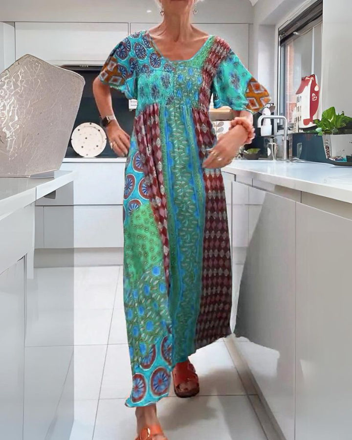 Melania - Kleurrijke Boho Jurk
